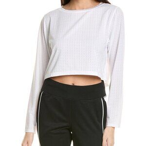 Fila Fi-lux Vented Crop Top In white  Sz Medium  Gym Tennis Yoga New